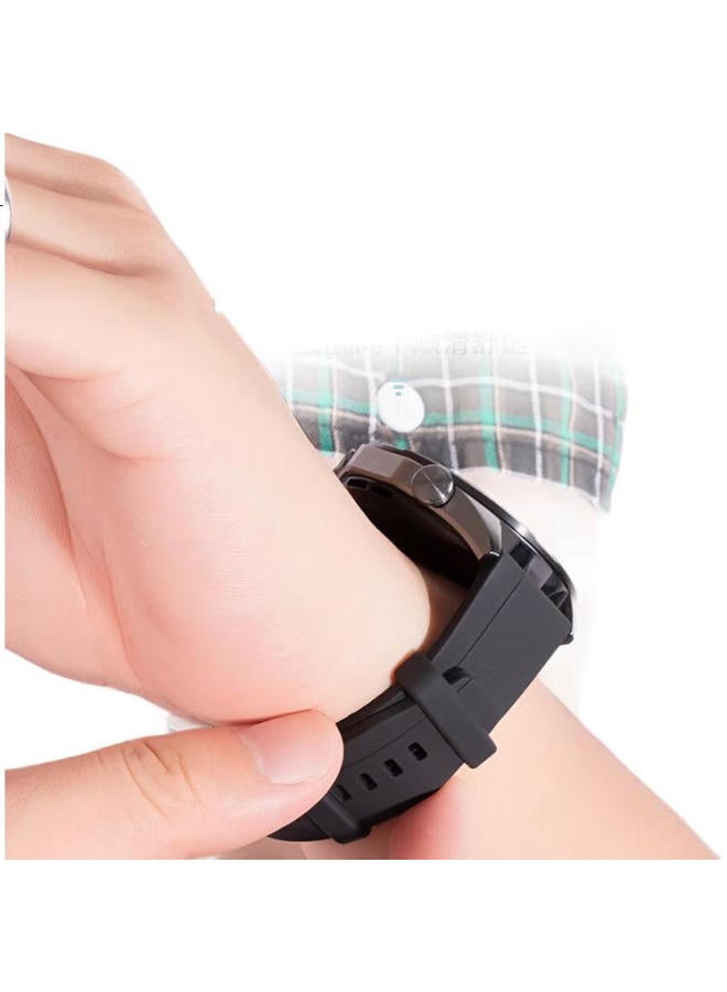 Bing Hong Binghong Silicone Watch Band For Huawei Gt2, Gt5/Gt4/Gt3/Pro Sports Watch Band, New Eco-Friendly Silicone Strap, Wear-Resistant, Breathable, Sweat-Proof, Comfortable, Classic And Stylish Unisex Design - Image 3