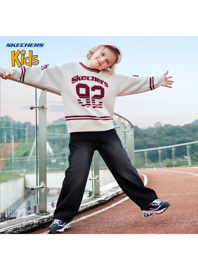 Skechers Kids Children's Denim Pants Winter Fleece Lined Boys Casual Pants Charcoal Dark Gray 160 - Image 4