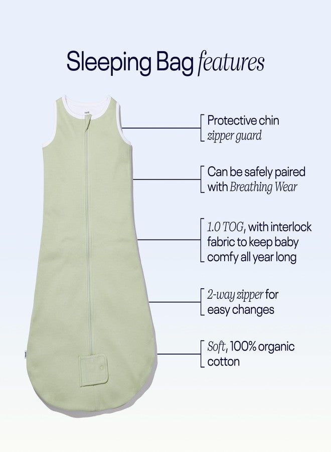 Nanit Sleep Wear Sleeping Bag - Small, Pistachio - Image 4