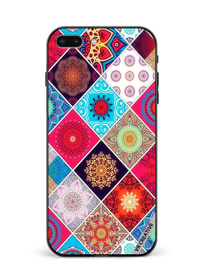 VR CREATIVE Protective Case Cover For Apple iPhone 7 Plus/8 Plus Flower Pattern Design Multicolour - Image 1