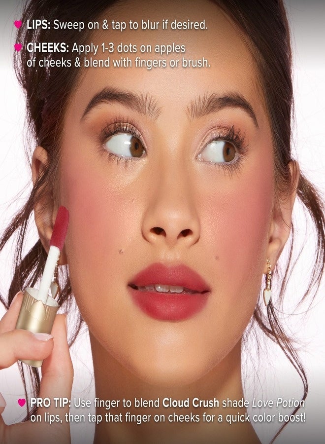 Too FacedCosmetics Too Faced Cloud Crush Whipped Lip & Cheek Blush – Love Potion (Berry Red, 4.3 g) - Image 3