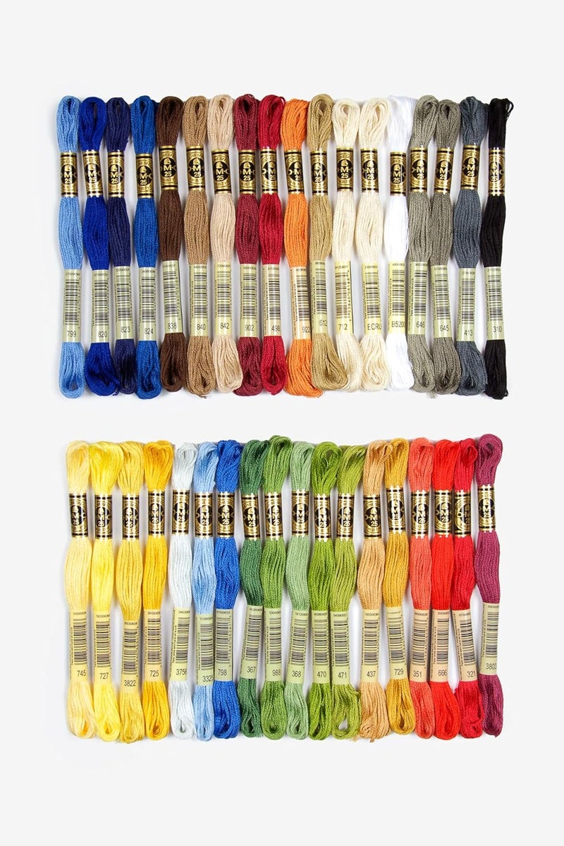 DMC 117F25HDC Home Decor Embroidery Floss Pack - 36 Skeins of 8.7 Yards Each in Assorted Colors - Image 5