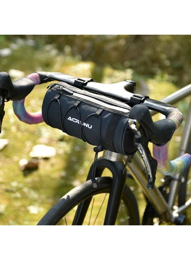 ACRUNU Black Waterproof Bicycle Storage Bag – 23.5cm, 146g, with Adjustable Shoulder Strap - Image 1