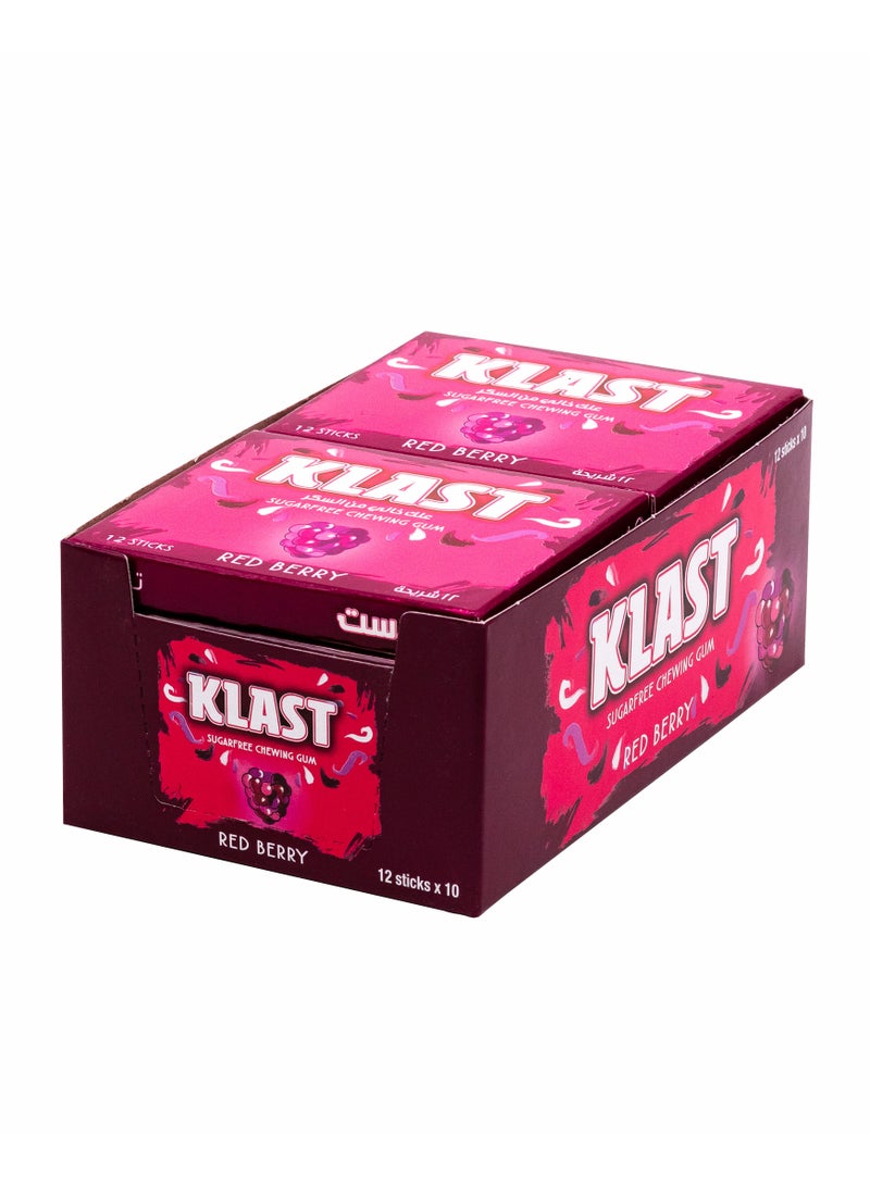 Klast علكة حمراء التوت خالية من السكر - Image 2