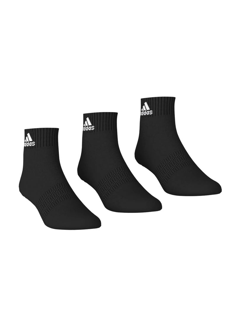 Adidas Cushioned Sportswear Ankle Socks 3 Pair Pack - Image 3