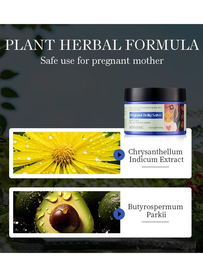 Kormesic Herbal Belly Balm for Pregnancy 120g - Image 5