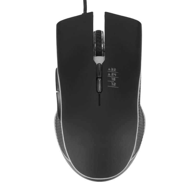 YWYT Wired Gaming Mouse Adjustable 1200-3200 DPI Optical Sensor - 4-Color RGB Backlight Ergonomic Design USB Mouse for Gamers - Image 1