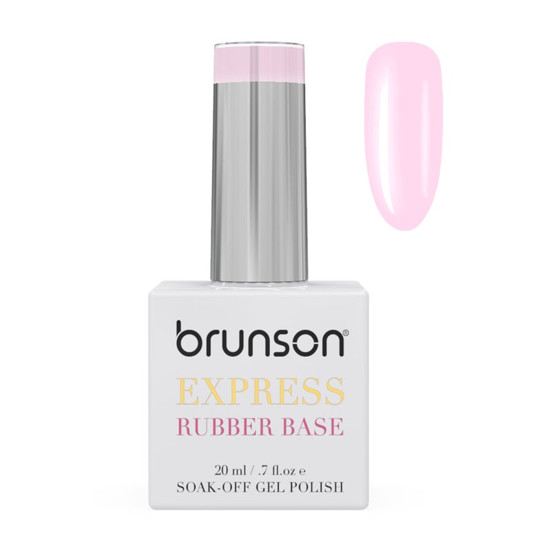 brunson TPO free Rubber Base Gel polish 20ml Soak Off Base Coat for Nail Strengthening Long Lasting Gel Polish Base for Chip Free Shine Brittle Nails UV Rubber base Russian manicure Non Yellowing salon manicure - Image 1