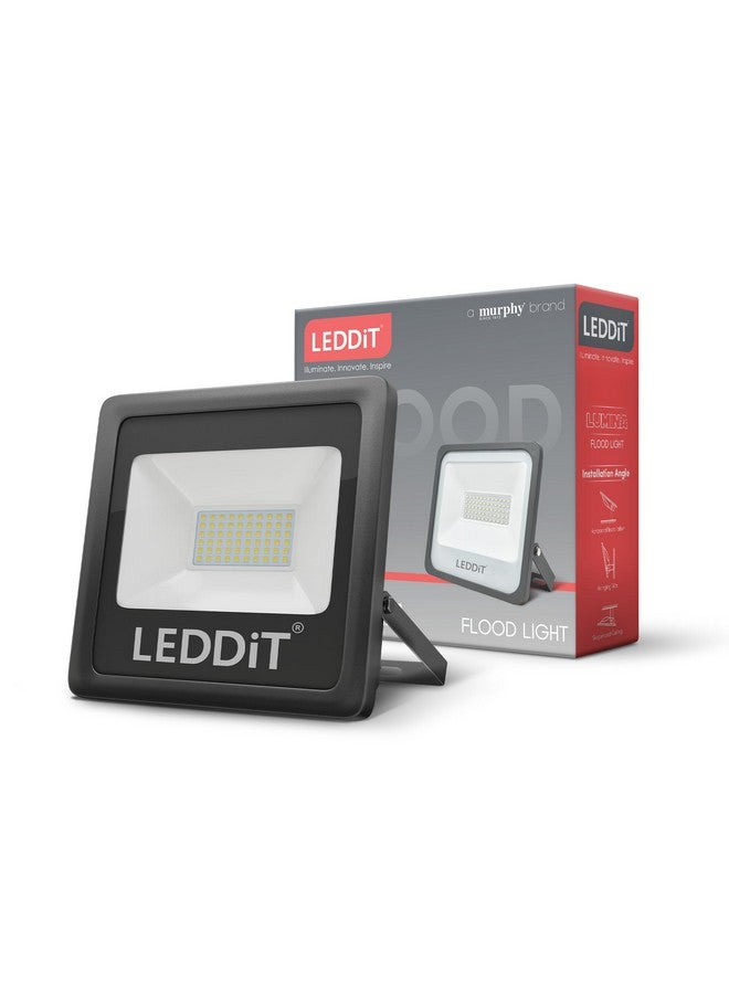 LEDDiT Lumina 50W Waterproof LED Flood Light, IP65 Rated Outdoor Light with 2.5 Year Warranty Pack of 1 (Cool White, BIS Approved) - Image 1