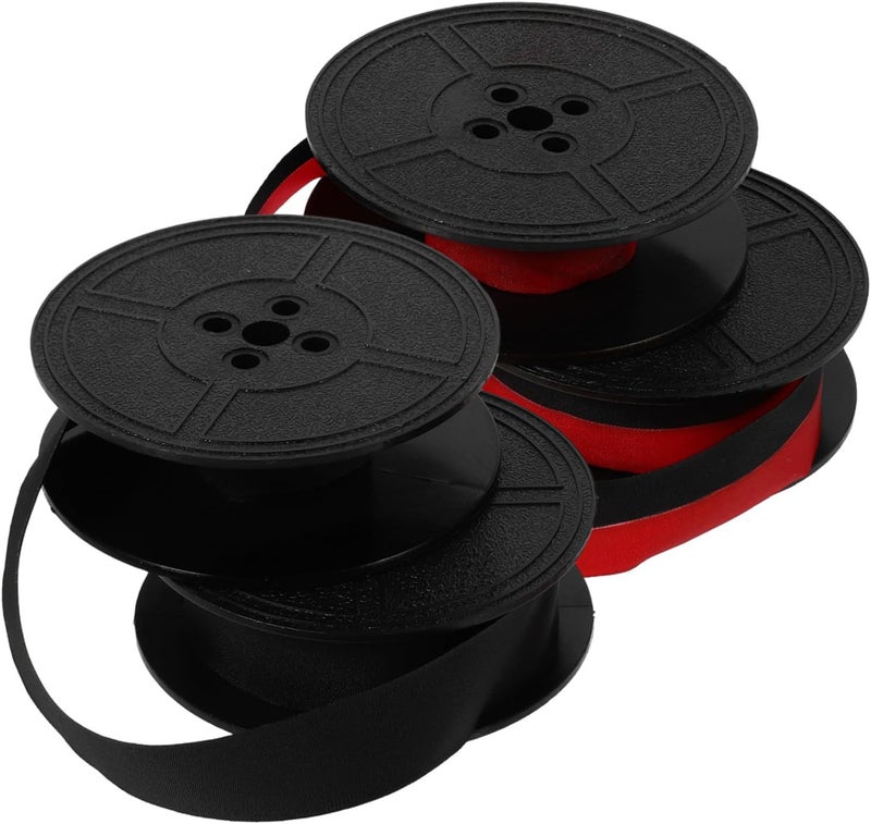 Market demand focused build 2pcs Twin Spool Typewriter Ribbons Black and Red Black Ink Easy Installation for Vintage Typewriters Replacement Ribbons for Printing All-scene tailored quality Space saving Wear resistant upgraded material Carefully engineered build Fixed delivery schedule Diverse operating method fit Demand fit global economical quality Safe silicone build Size-sorted warehouse storage No overseas transit wait Pre-stock well-packed goods Cost effective upgraded craftsmanship Advanced compact design Modern versatile shape Small apartment fit Durability boost selected material Simple practical structure Market need oriented construction Cost saving user oriented build Detachable clean Low dust buildup All-item unified delivery Trusted all-purpose quality Simple multi-feature practical build - Image 1