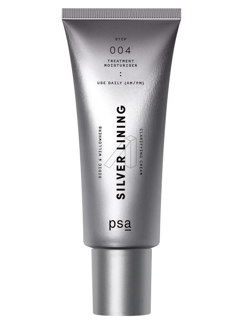 PSA SILVER LINING Dioic Willowherb Clarifying Cream Zinc Vitamin C Tamanu Suitable For All Skin Types 50 ml 17 oz