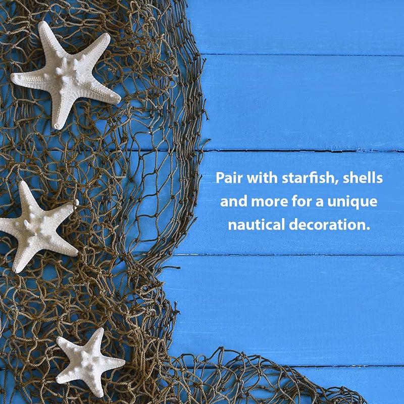 Nautical Crush Trading Fishing Net Decor â€“ Real Repurposed 5x10ft Fishing Net for Wall, Beach Party & Nautical Decorations â€“ Authentic Fish Netting for Pirate & Mermaid Themes â€“ Indoor Outdoor Coastal Home DÃ©cor - Image 5