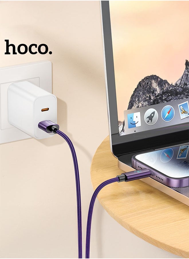 hoco. U125 Benefit charging data cable with display iP  - Image 3