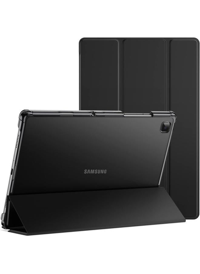 Jetech Case For Samsung Galaxy Tab A7 10.4 Inch 2020 Sm T500 T505 T507 Slim Translucent Back Tri Fold Folio Stand Protective Tablet Cover Auto Wake Sleep Black - Image 1
