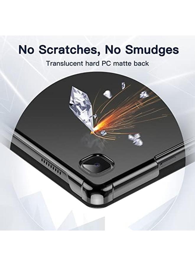 Jetech Case For Samsung Galaxy Tab A7 10.4 Inch 2020 Sm T500 T505 T507 Slim Translucent Back Tri Fold Folio Stand Protective Tablet Cover Auto Wake Sleep Black - Image 4