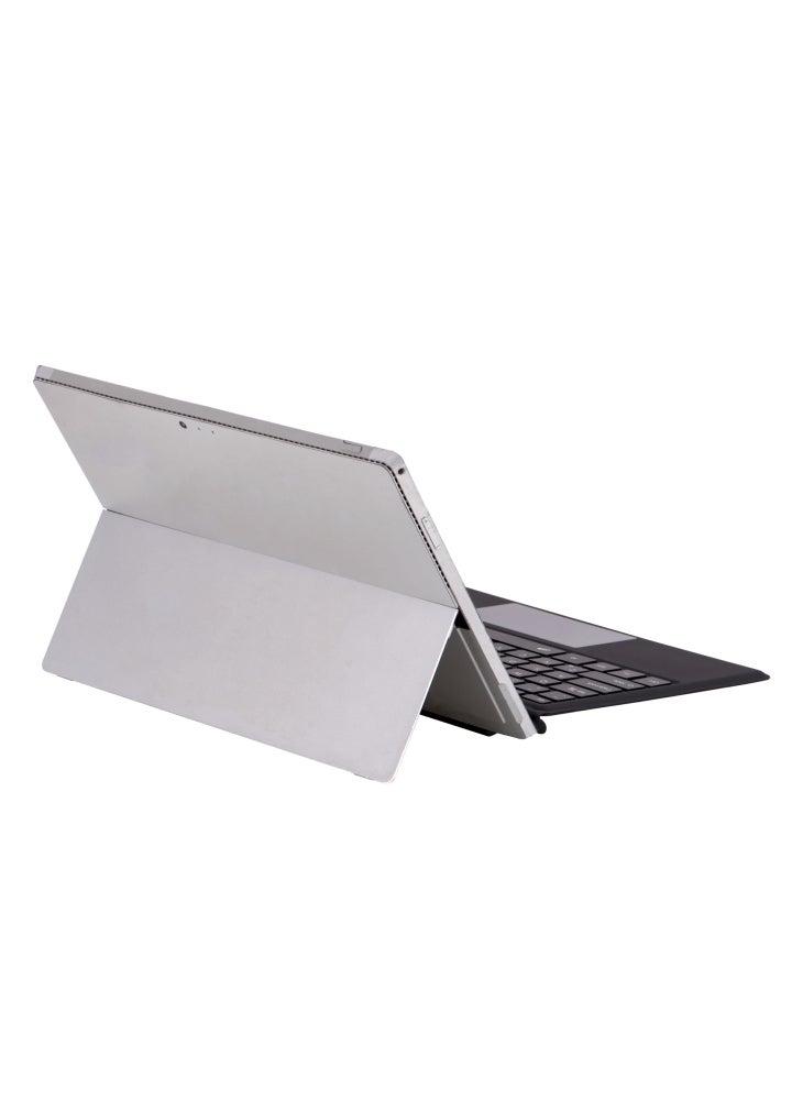 SF-1089D For Microsoft Surface Pro 7+/7/6/5/4/3 Magnetic Keyboard with Backlit Touchpad Microfiber PU Leather - Grey - Image 2