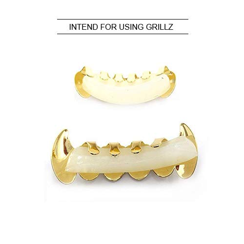 JINAO Silicone Molding Bars Gels Set New Custom Fit for Hip Hop Teeth Grillz Caps Fangs Top & Bottom Grill Set Vampire Teeth - Image 4