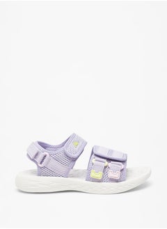 Girls' Sports Sandals with Hook and Loop Closure