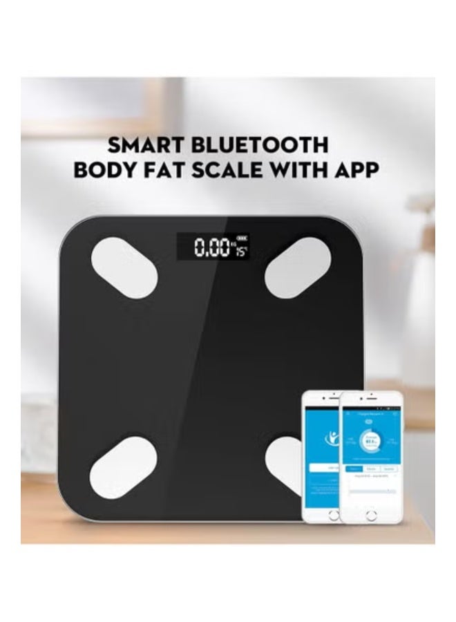 ميزان رقمي ذكي عالي الدقة مع تطبيق – قياس دقيق للوزن، تصميم أنيق، شاشة عرض  كبيرة الحجم وواضحة - Image 1