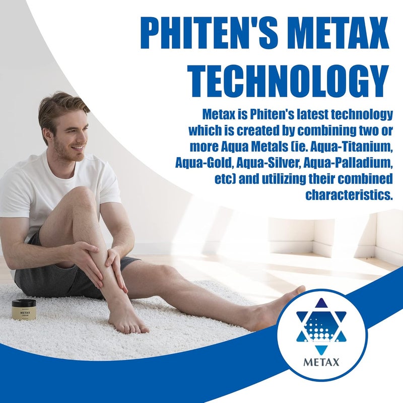 Phiten Metax Cream Body Care Cream  Can be Used on The Whole Body FaceBodyLegs Massage Relax Body Care Performance Support 229 Ounce Pack of 1 - Image 4