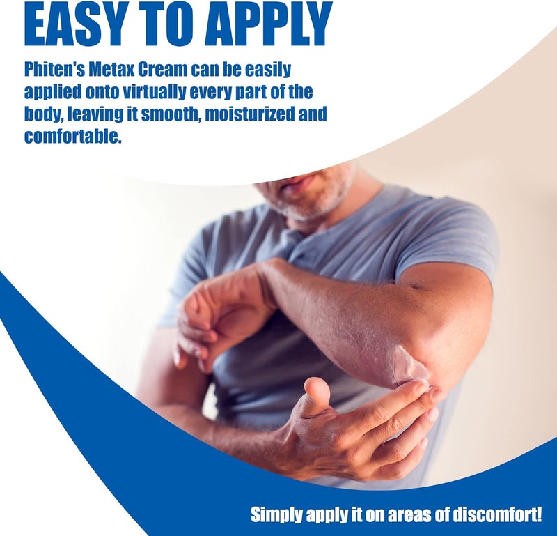 Phiten Metax Cream Body Care Cream  Can be Used on The Whole Body FaceBodyLegs Massage Relax Body Care Performance Support 229 Ounce Pack of 1 - Image 3