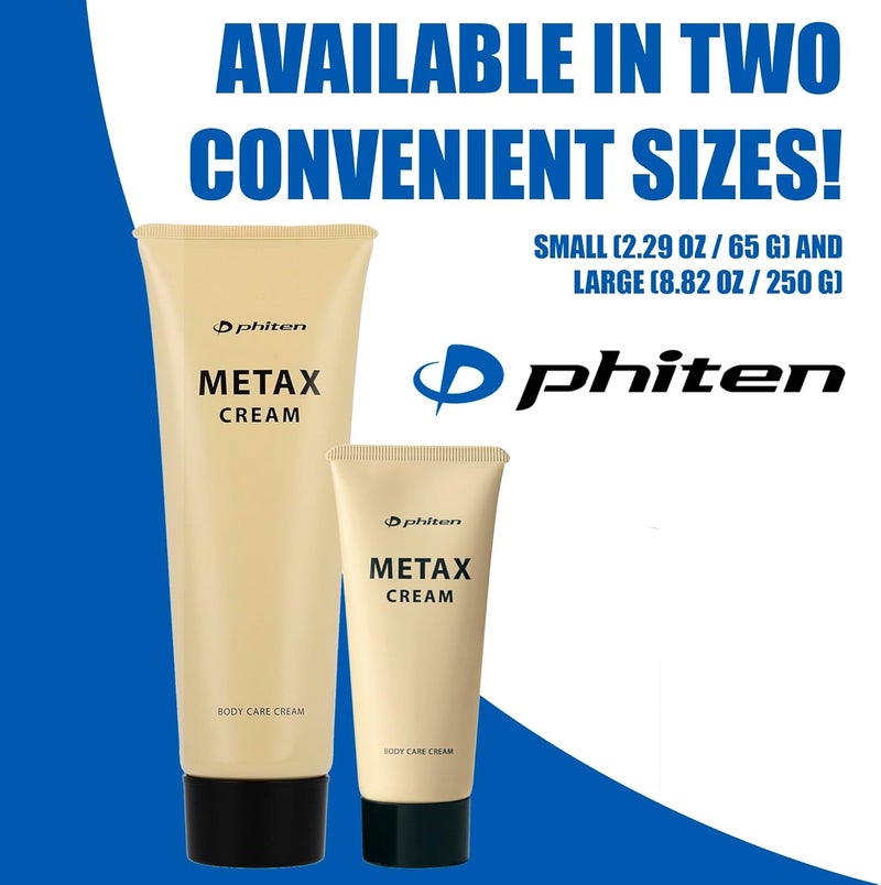 Phiten Metax Cream Body Care Cream  Can be Used on The Whole Body FaceBodyLegs Massage Relax Body Care Performance Support 229 Ounce Pack of 1 - Image 5
