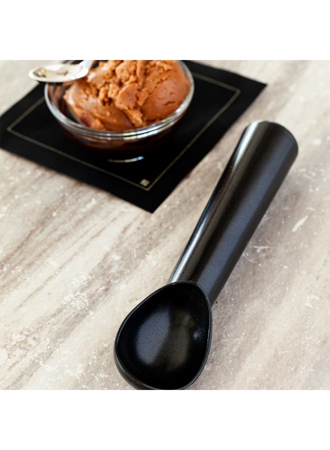 Restaurantware Met Lux 1.5 Ounce Ice Cream Scoop, 1 Non Stick Commerical Ice Cream Scooper - Freezer-Safe, Heavy Duty, Black Aluminum Ice Cream Dipper, - Image 3