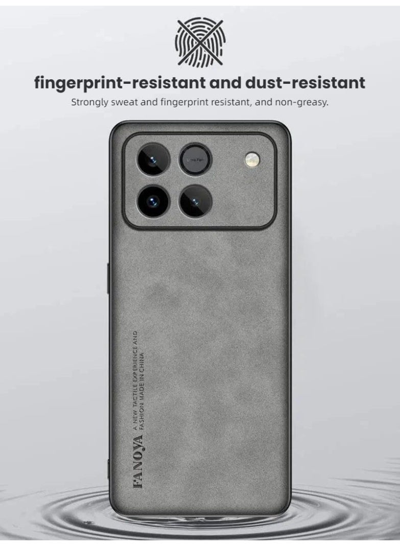 general Luxury Leather Soft Case for Honor Win 5G 2026 | Skin-Friendly Matte Touch, High-Elastic TPU & Soft Silicone Frame Shockproof Protective Cover for Honor Win - Image 2