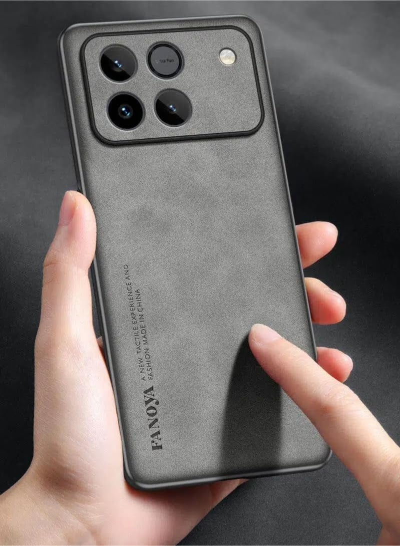 general Luxury Leather Soft Case for Honor Win 5G 2026 | Skin-Friendly Matte Touch, High-Elastic TPU & Soft Silicone Frame Shockproof Protective Cover for Honor Win - Image 4