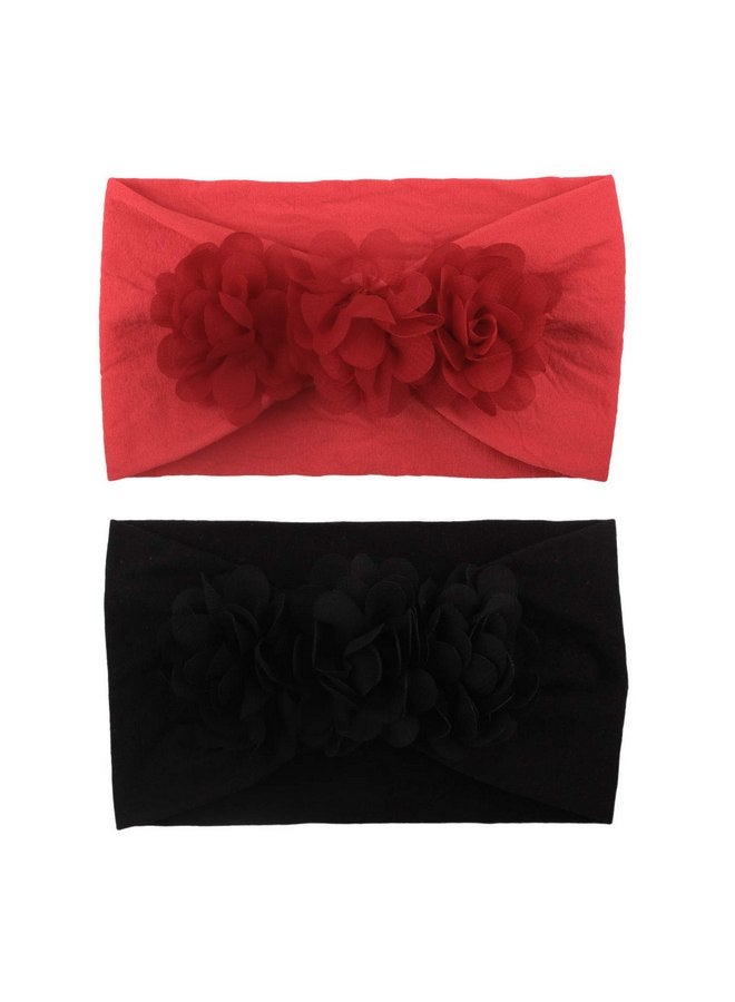 WZT Stretchy Knot Nylon Baby Headbands For Newborn Baby Girls Infant Toddlers Kids Bows Child Hair Accessories - Image 2