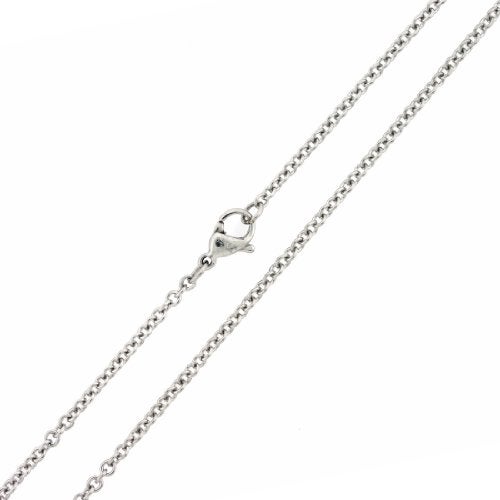SilverCloseOut Stainless Steel 1.0MM Rolo Cable Chain - 30" - Image 1