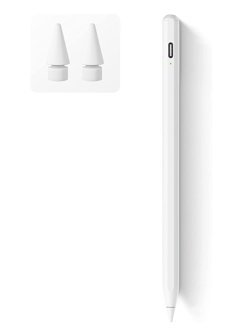 Beauenty - iPad Pen, Palm Rejection u0026Tilt G-senors Bluetooth Active Stylus Pencil for Apple iPad 2018-2023, Tablet Pen for iPad 6/7/8/9/10th Generation, iPad Pro 11/12.9 inch, Air 3/4/5, Mini 5/6 - Image 1