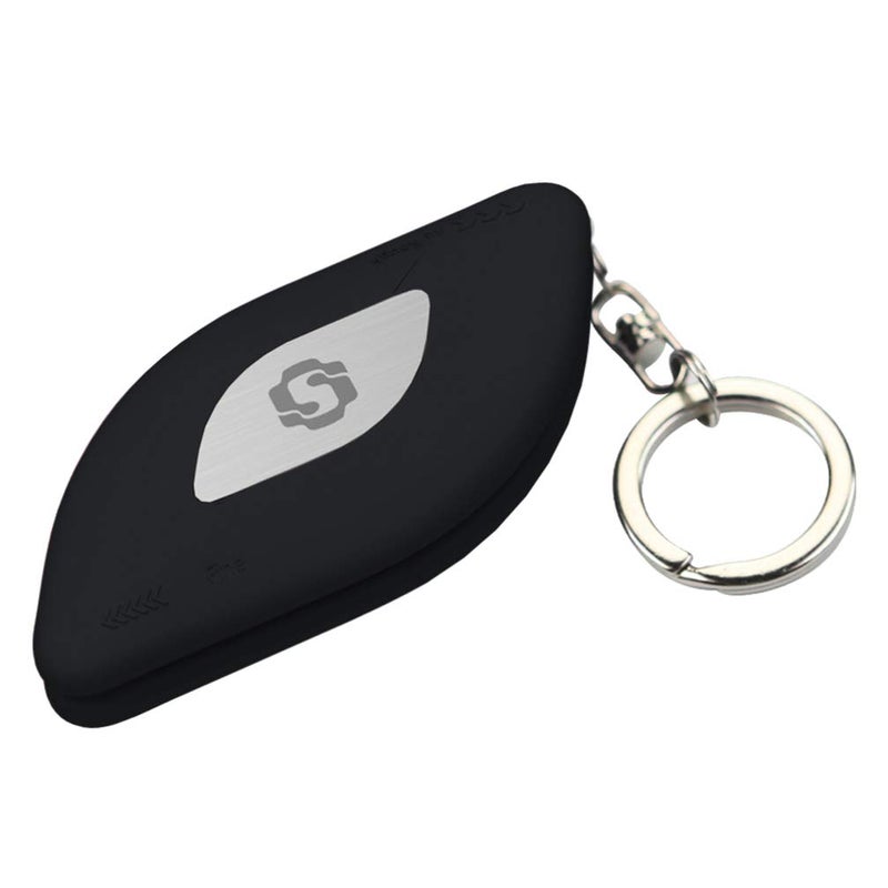 Windshield Wiper Rubber Strip Repair Tool And Cleaner With Keychain Black - Image 2