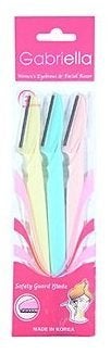 GABRIELLA Womens Eyebrows Facial Razor Quantity 3 Razors