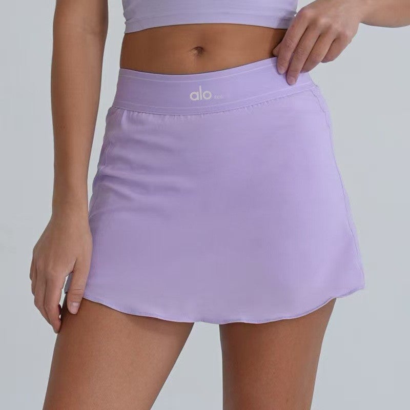 Alosco Tennis Skirt Outdoor Women'S Sports Yoga Skirt Tennis Skirt Breathable Anti-Exposure Golf Skirt Running - Image 3