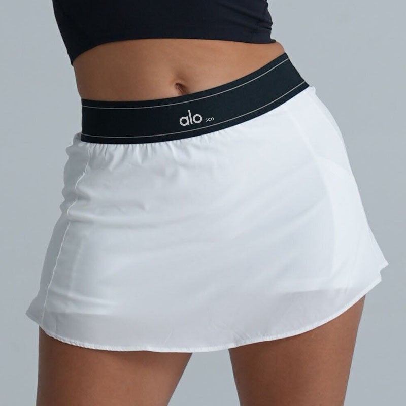 Alosco Tennis Skirt Outdoor Women'S Sports Yoga Skirt Tennis Skirt Breathable Anti-Exposure Golf Skirt Running - Image 1