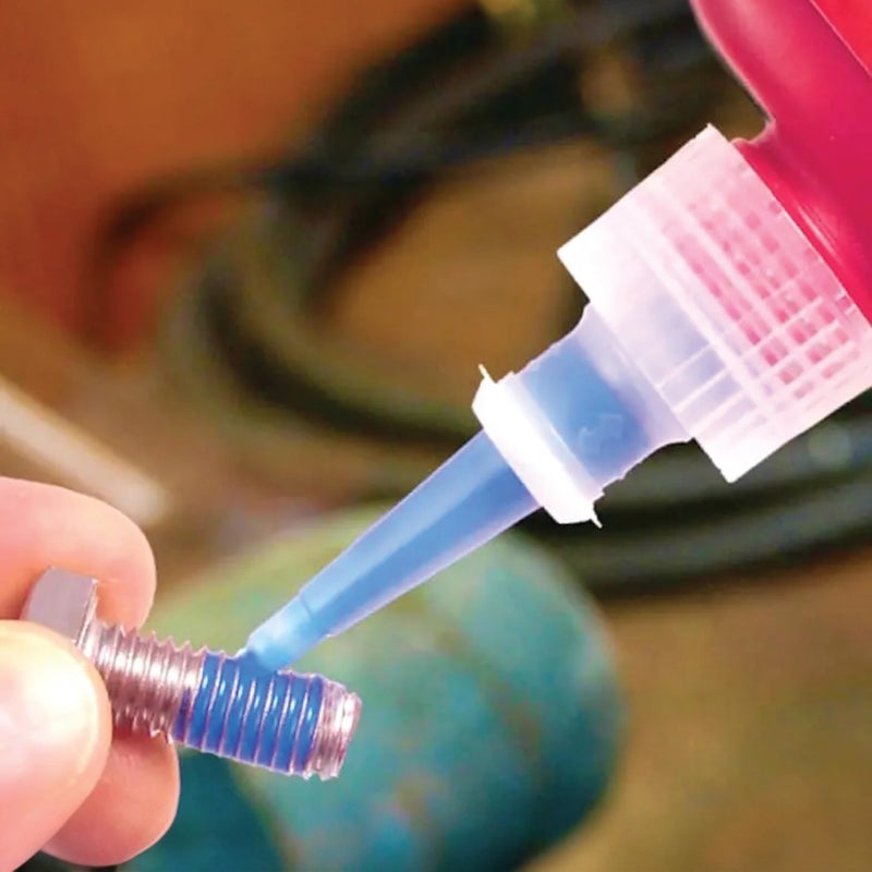 Loctite 135354 Blue 079340-24221-BO 242 Removable Thread Locker, 3/4" Length x 1/4" Width, 10 mL - Image 2