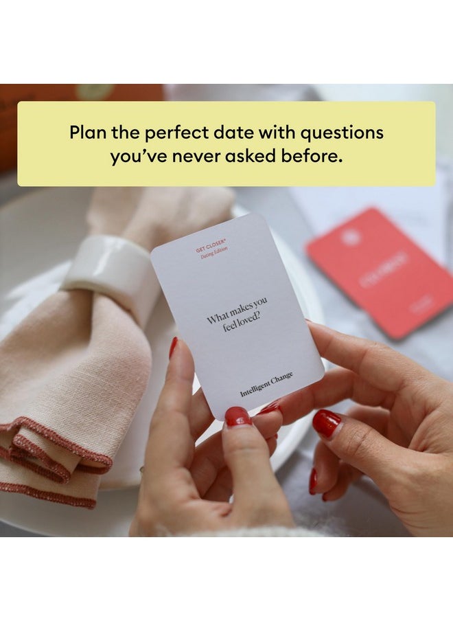 أنتلجينت_تشينج لعبة بطاقات Get Closer Dating Edition - ألعاب الأسئلة والأجوبة - لعبة بطاقات ممتعة للأزواج المتواعدين، نشاط ليلة المواعدة (إصدار المواعدة)  - Image 5