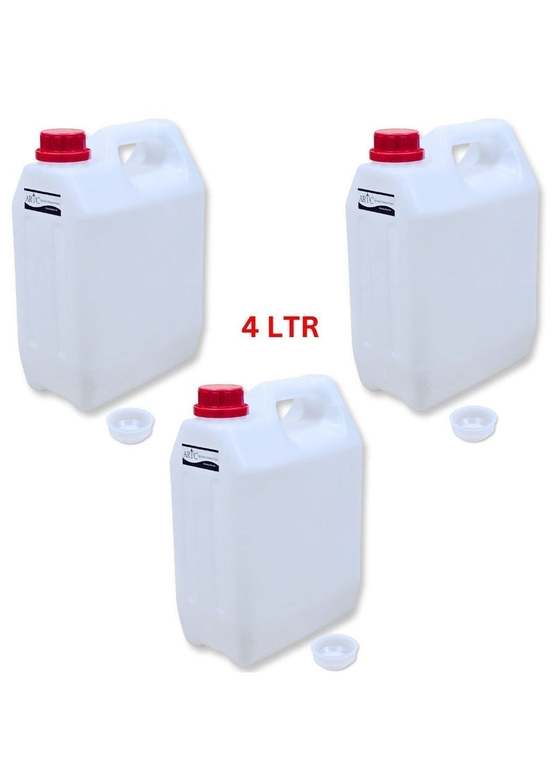 ARTC 3pcs Food Grade Plastic Jerry Can, Storage Bottle For Multipurpose Use - Image 2