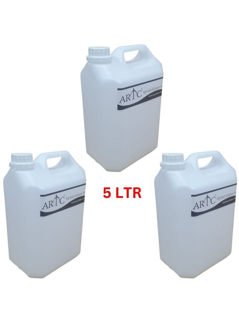ARTC 3pcs Food Grade Plastic Jerry Can, Storage Bottle For Multipurpose Use - Image 3