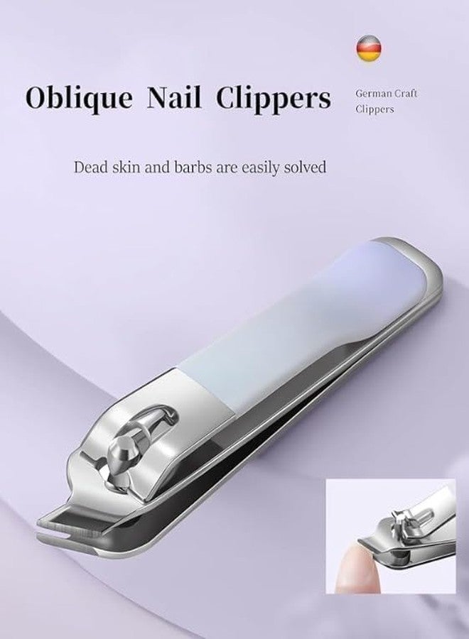 SAMTA ENTERPRISE Samta Nail Clippers Set of 4 Stainless Steel Nail Clippers with Leather Case Manicure and Pedicure Tools nail cutter for adults, kids Sharp Stainless Steel Cutter for Thick Finger Nail cutter - Image 2