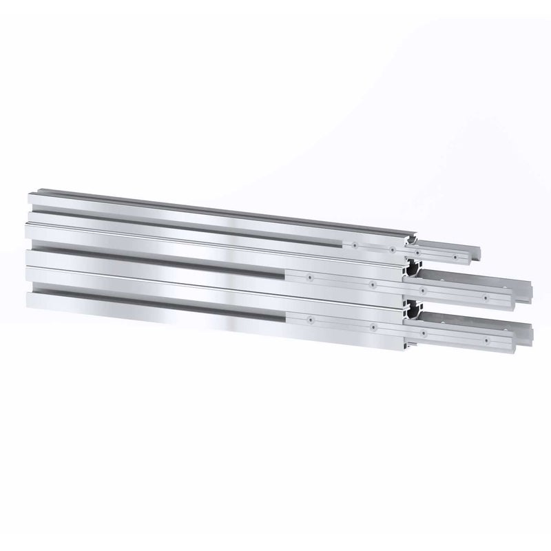 Zozen Chainsaw Mill Aluminum Profile 12inch Used for Spliced Extension to 48inch Help to Extend Cutting Size to 48inch Only match for Zozen Chainsaw Mill