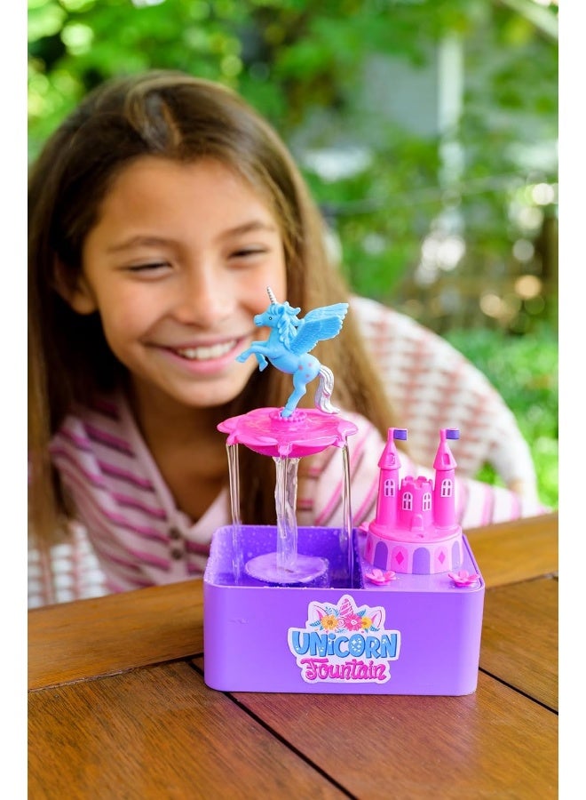 4M KidzMaker Unicorn Floating Fountain Craft Kit – Build a Magical Mid‑Air Lamp‑like Unicorn Water Fountain with Working Electric Pump, Learn Science & STEM Skills, Ideal Gift for Kids 5+ | 00-04789 - Image 2