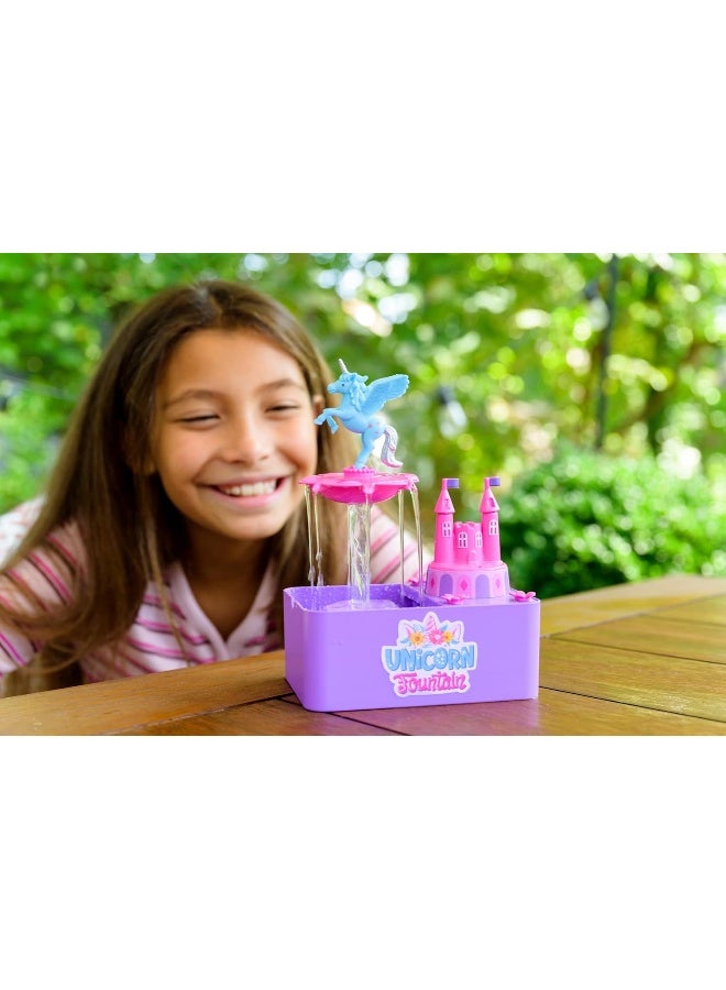 4M KidzMaker Unicorn Floating Fountain Craft Kit – Build a Magical Mid‑Air Lamp‑like Unicorn Water Fountain with Working Electric Pump, Learn Science & STEM Skills, Ideal Gift for Kids 5+ | 00-04789 - Image 3
