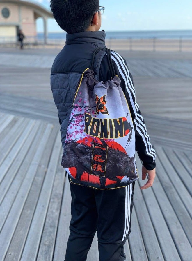 Ronin Brand Gi Bag - Perfect to Store Judo, Taekwondo, BJJ or Karate Uniforms Capacity Gi Bag - Lone Wolf Design by - Image 3
