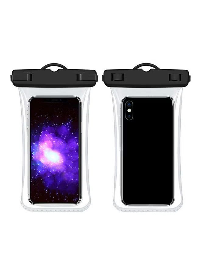 ماء الهاتف الذكي الحقيبة مع للسباحة تصفح-أسود / واضح - Image 2