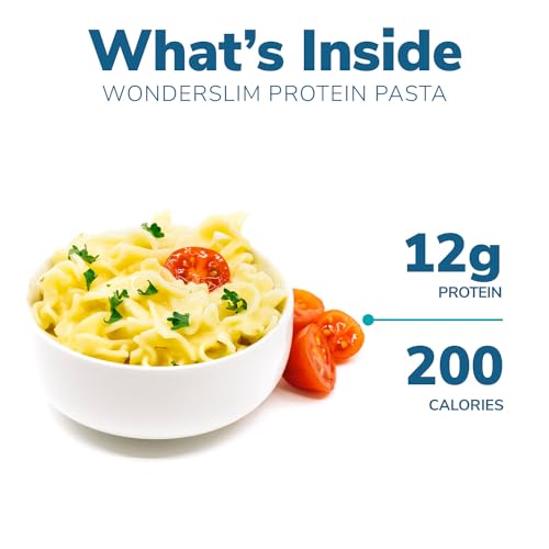 WonderSlim Protein Pasta Creamy Fettuccini Alfredo 12g Protein 200 Calories 5ct - Image 5