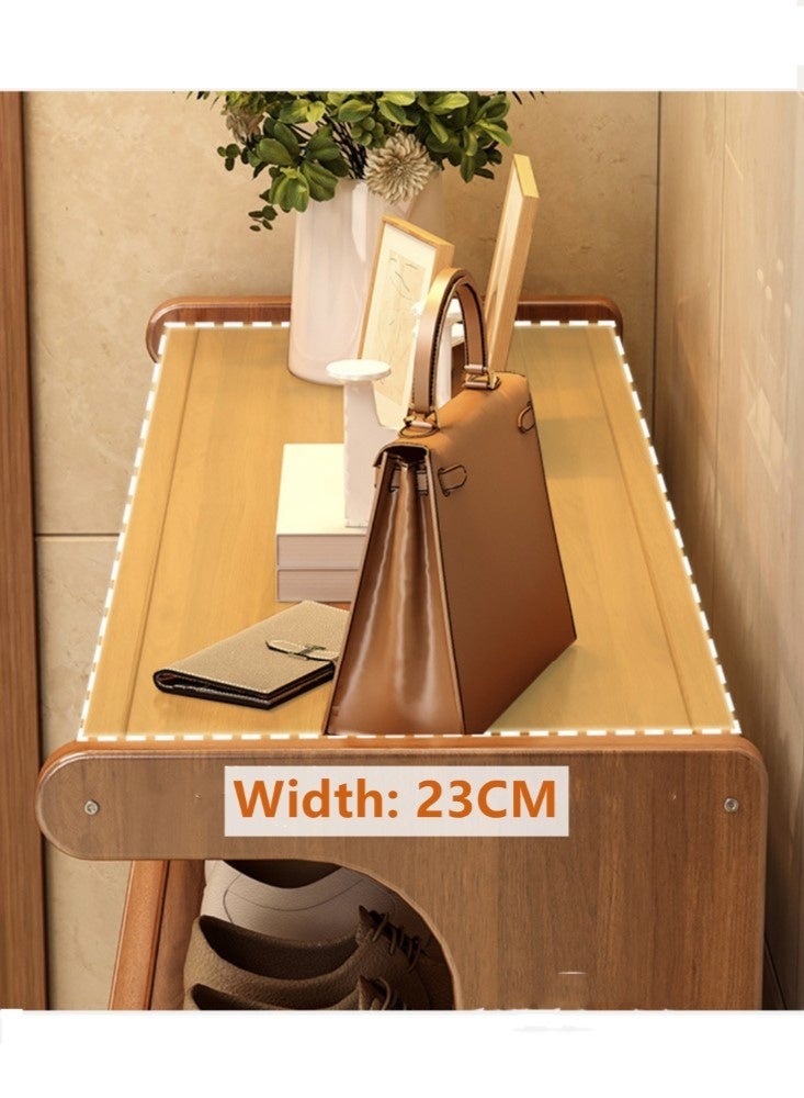 Kutis 5-Tier Shoe Rack Organizer Hallway Shoe Cabinet Free Standing Shoe Storage MDF Bamboo Brown 100x23x83 cm  - Image 5