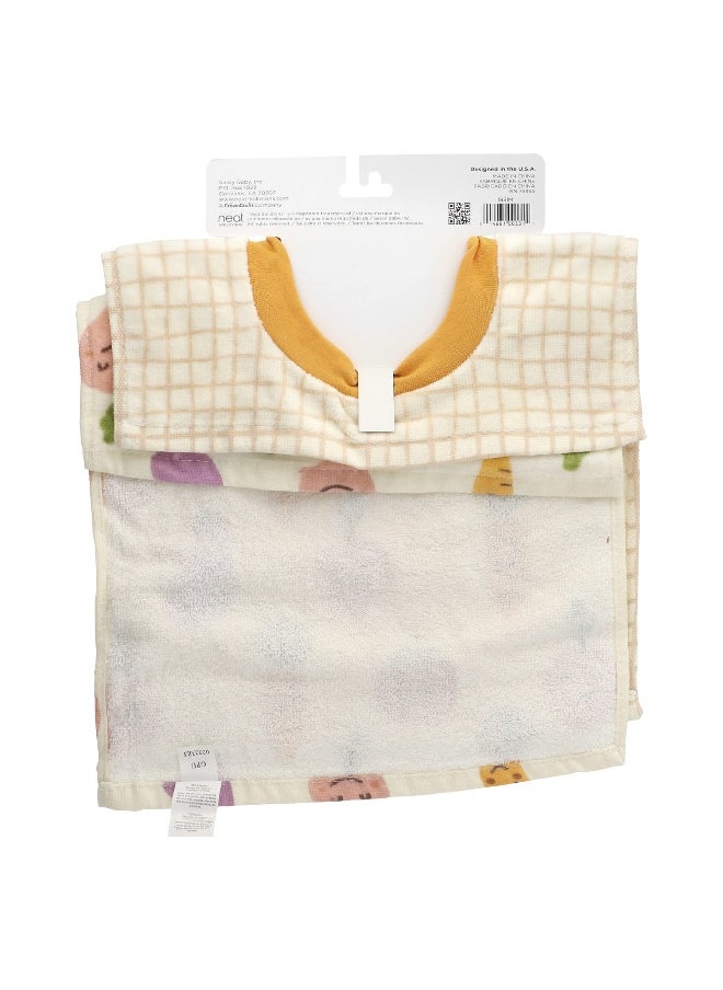 Neat Solutions Neat Solutions, Baby Bibs, 6M+, Veggies, 2 Count  - Image 2