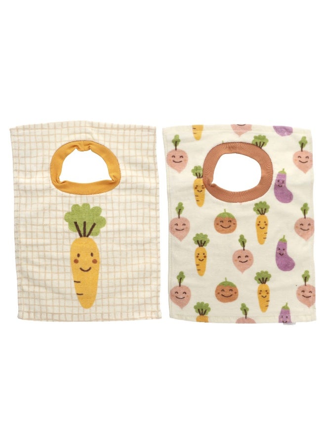 Neat Solutions Neat Solutions, Baby Bibs, 6M+, Veggies, 2 Count  - Image 3